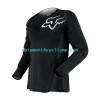 Homme Maillot VTT/Motocross Manches Longues 2022 Fox Racing BLACKOUT N001
